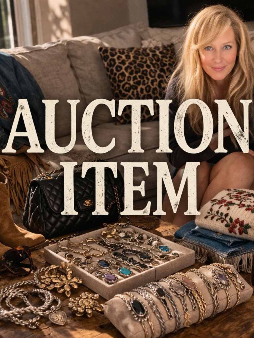 AUCTION ITEM POSTER | As seen live on show | DO NOT BUY!
